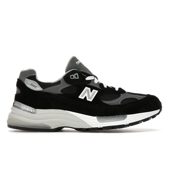 New Balance 992 Black Grey Suede