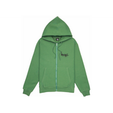 Stussy Flipped Zip Hoodie Green