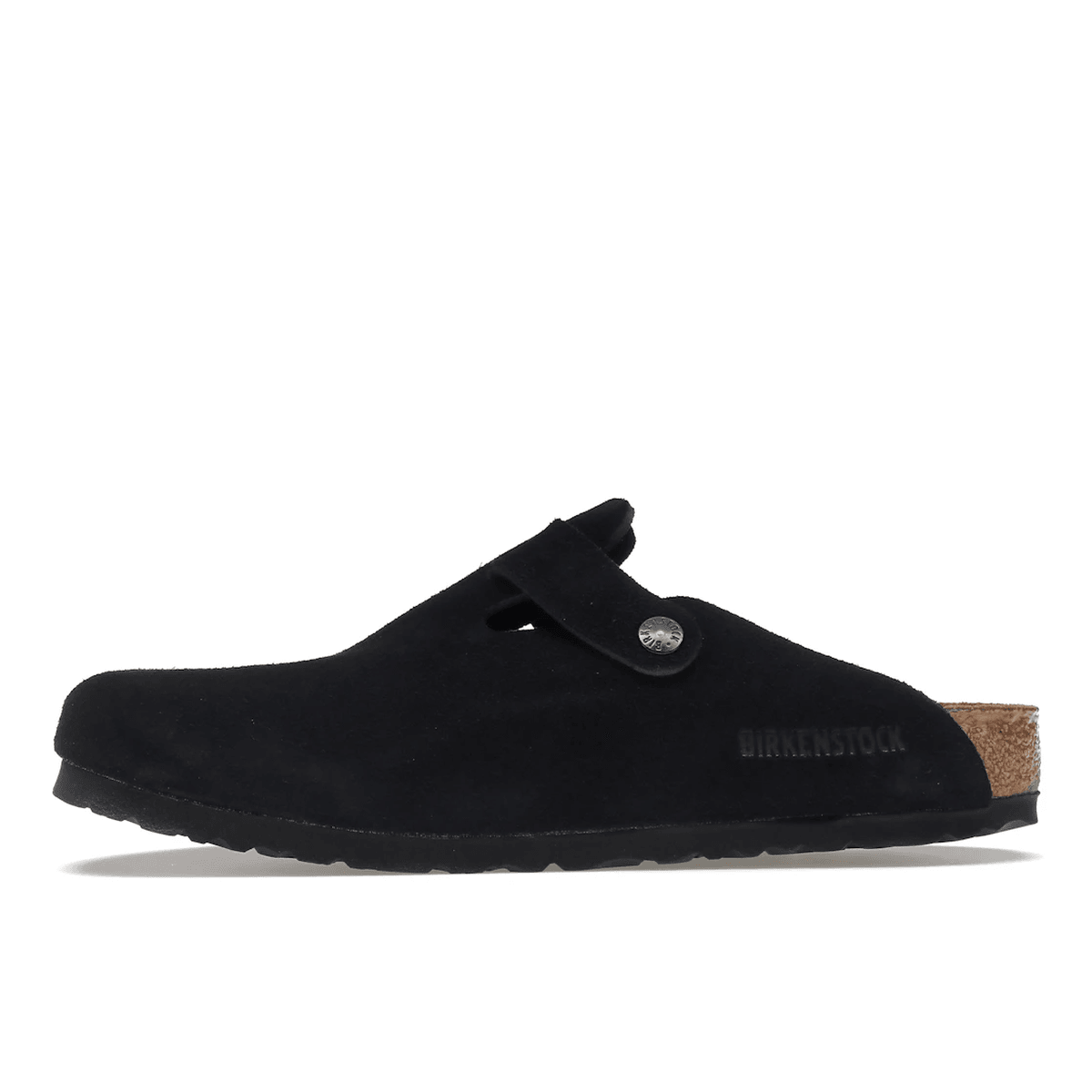 Birkenstock Boston Soft Footbed Suede Black - Sneakerzone