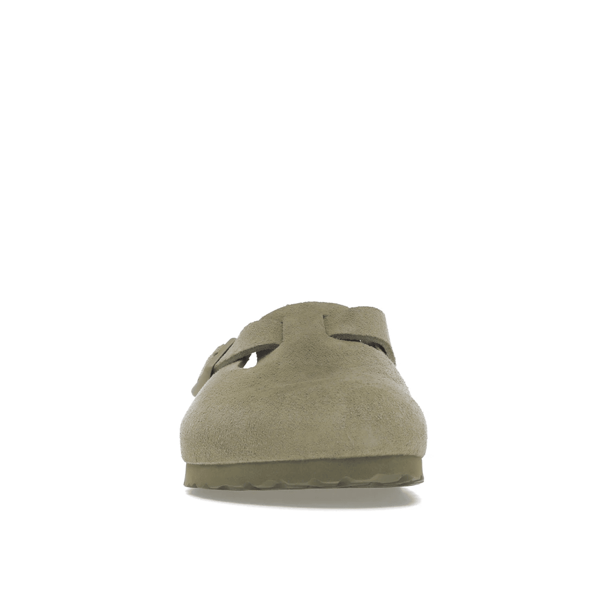 Birkenstock Boston Soft Footbed Suede Faded Khaki - Sneakerzone