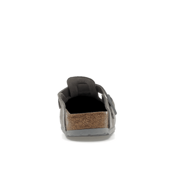 Birkenstock Boston Soft Footbed Suede Stone Coin - Sneakerzone