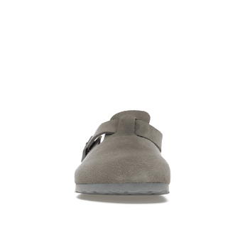 Birkenstock Boston Soft Footbed Suede Stone Coin - Sneakerzone