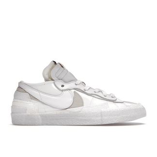 Blazer Low x Sacai White Patent Leather - Sneakerzone
