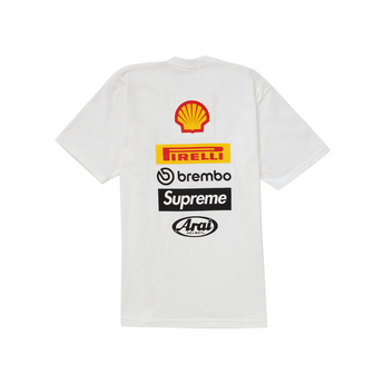 Supreme Ducati Logo Tee White