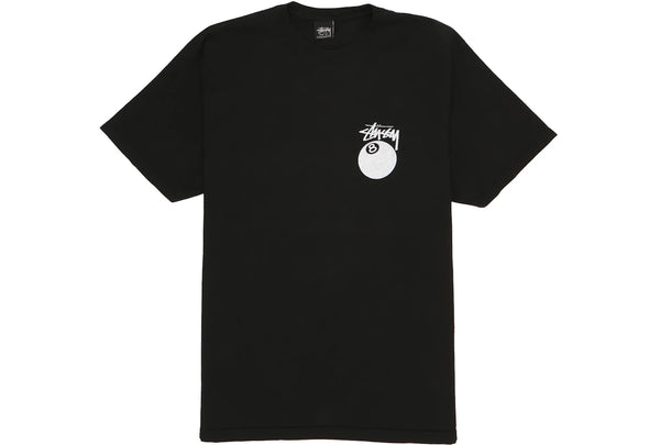 Stussy 8 Ball Pigment Dyed Tee Black