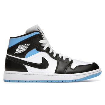 Air Jordan 1 Mid University Black White