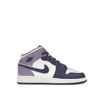 Air Jordan 1 Mid White Sky J Purple