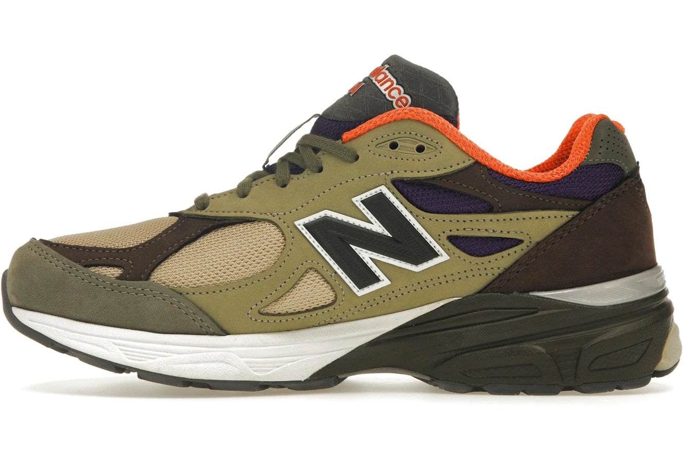 New Balance 990v3 MiUSA Teddy Santis Khaki Orange