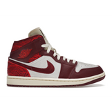 Air Jordan 1 Mid SE Tiki Leaf Team Red