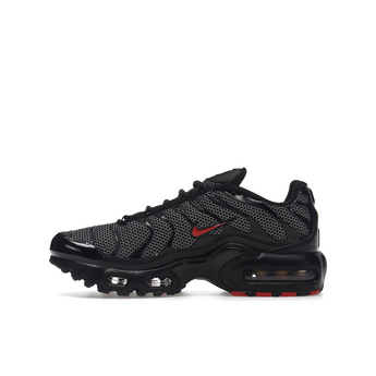 Nike Air Max Plus Black University Red Reflective Silver