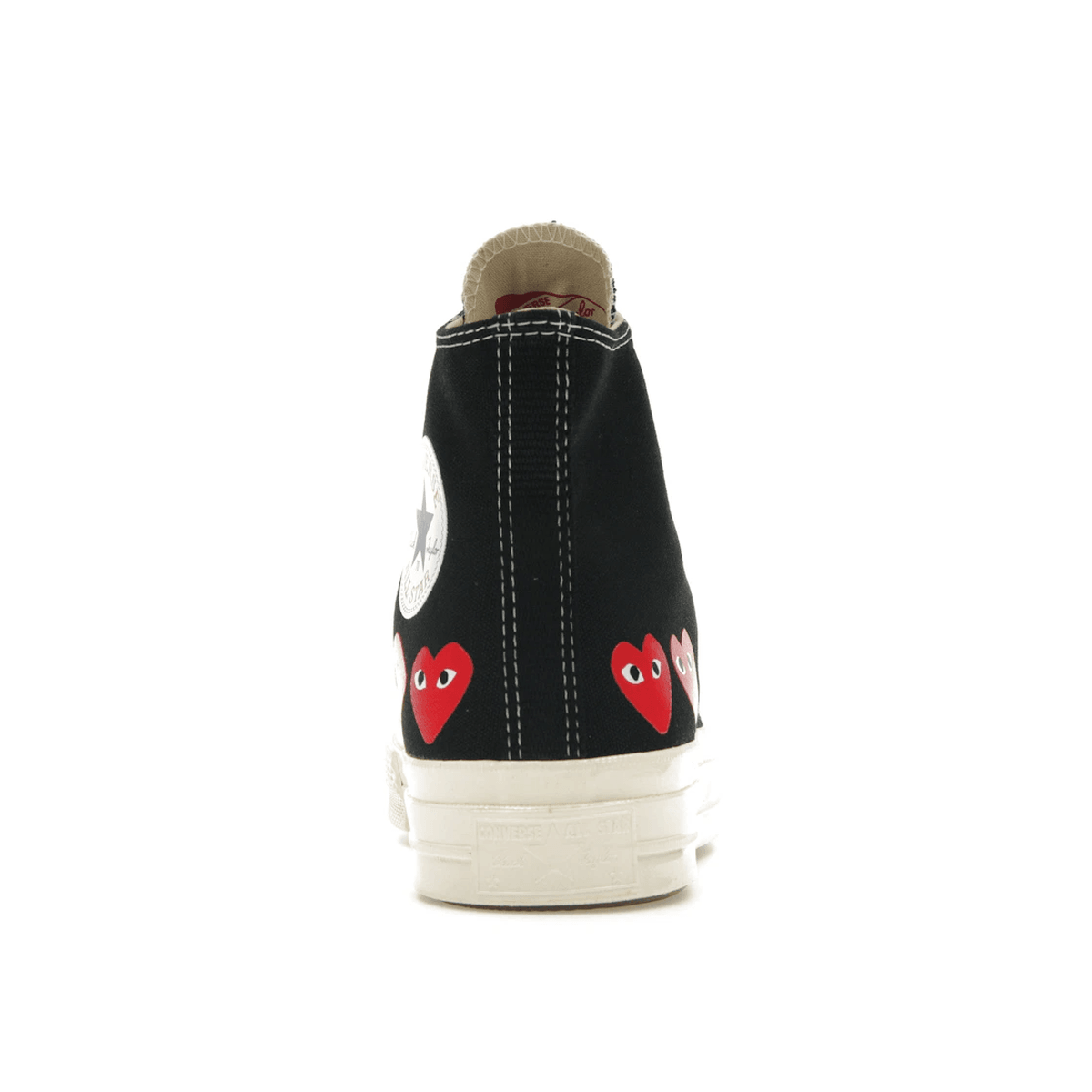 Converse Chuck Taylor All Star 70 Hi Comme des Garcons PLAY Multi-Heart Black - Sneakerzone