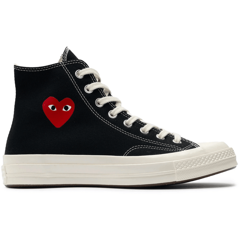 Converse Chuck Taylor All Star 70 Hi Comme des Garcons PLAY Single Heart Black product image