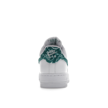 Air Force 1 White Green Paisley