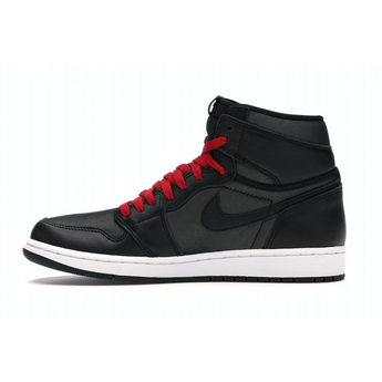 Air Jordan 1 Retro High Black Satin Gym Red