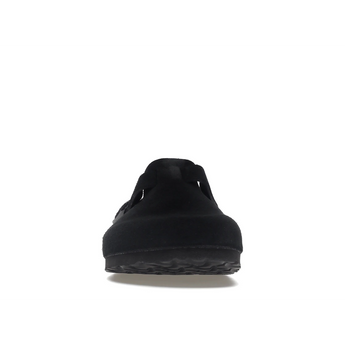 Birkenstock Boston Soft Footbed Suede Black