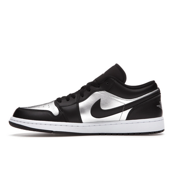 Air Jordan 1 Low SE Black Metallic Silver