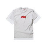 Supreme MM6 Maison Margiela Box Logo Tee White