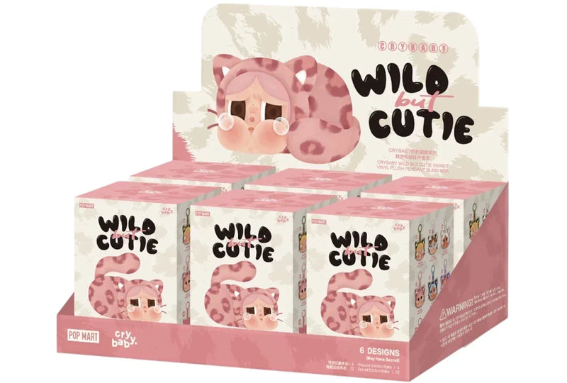 Pop Mart CRYBABY Wild but Cutie Series Vinyl Plush Pendant Sealed Case product image