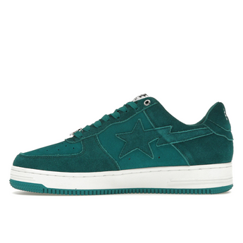 A Bathing Ape Bape Sta Suede Green