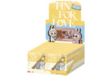 Pop Mart Labubu The Monsters Pin for Love Series Letter Pendant Sealed Case