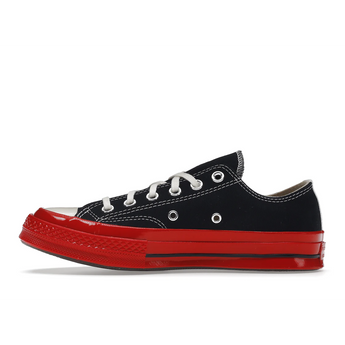 Converse Chuck Taylor All Star 70 Ox Comme des Garcons PLAY Black Red Midsole