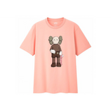 KAWS x Uniqlo Companion Tee Pink