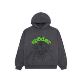 Sp5der Wait Web Hoodie Slate Grey