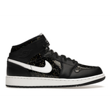 Air Jordan 1 Mid Black Speckle