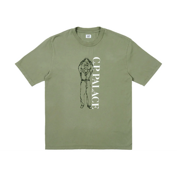 Palace x C.P. Company T-Shirt Olive