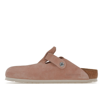 Birkenstock Boston Soft Footbed Suede Pink Clay