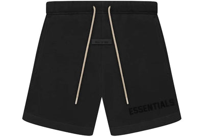 Fear of God Essentials Cream Drawstring Sweatshort Jet Black
