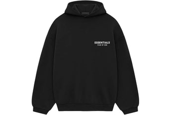 Fear of God Essentials Fleece Hoodie Black - Sneakerzone