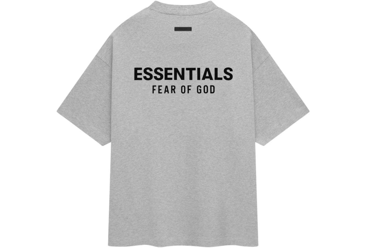 Fear of God Essentials Jersey Crewneck T-Shirt Light Heather Gray secondary image