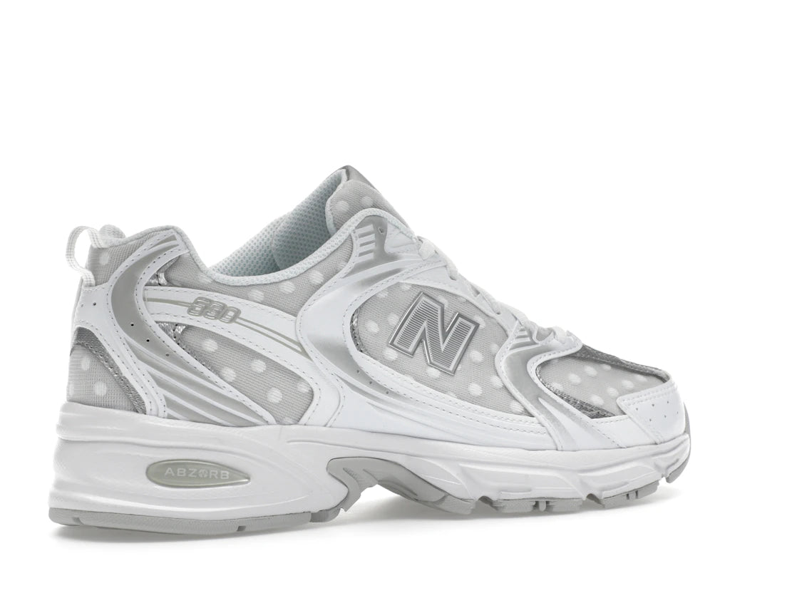 New Balance 530 Silver Metallic Polka Dots