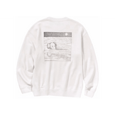 KAWS x Uniqlo Longsleeve Sweatshirt Off White - Sneakerzone
