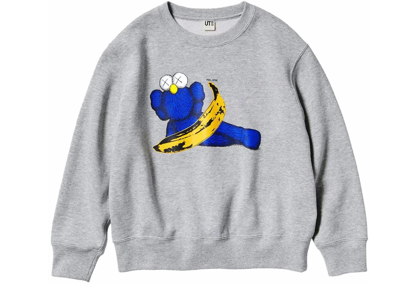 KAWS x Uniqlo Warhol Graphic 472951 Sweatshirt Gray - Sneakerzone