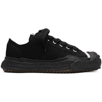 Maison Mihara Yasuhiro Hank OG Sole Canvas Low Black Black - Sneakerzone