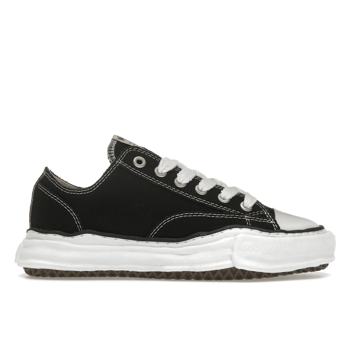 Maison Mihara Yasuhiro Peterson OG Sole Canvas Low Black - Sneakerzone