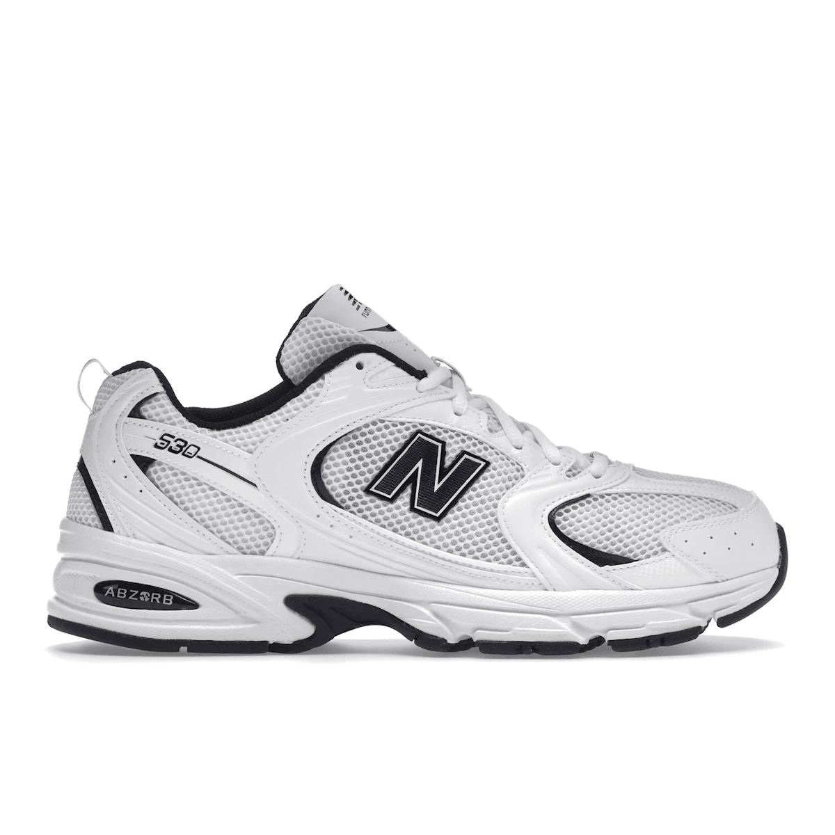 New Balance 530 White Black Details - Sneakerzone