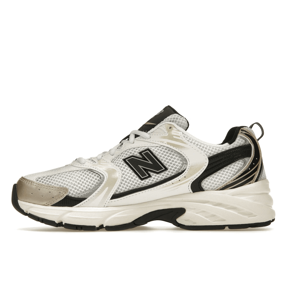 New Balance 530 White Light Gold Metallic - Sneakerzone