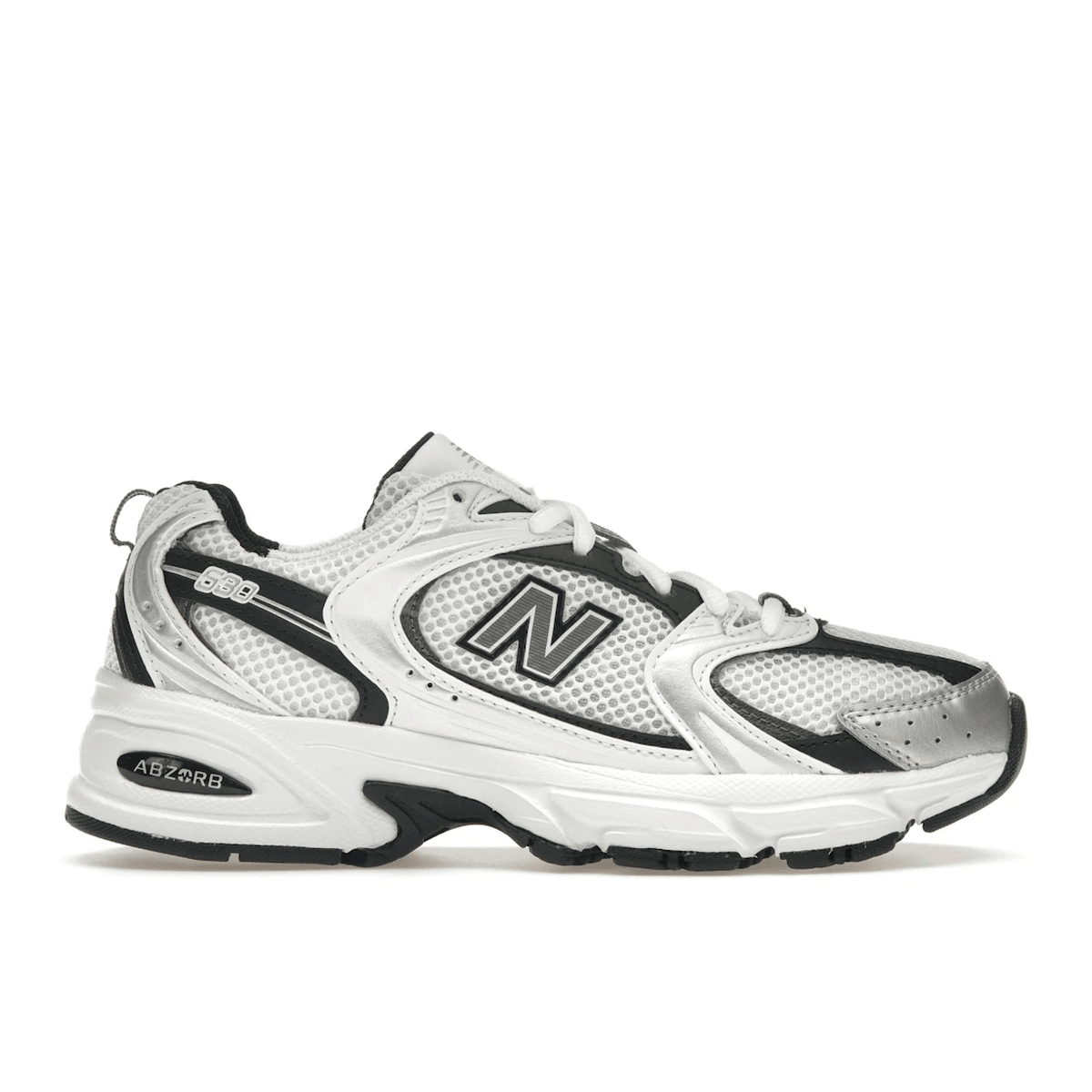 New Balance 530 White Silver Metallic Black - Sneakerzone