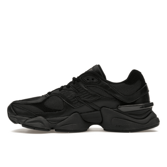 New Balance 9060 Triple Black Leather - Sneakerzone