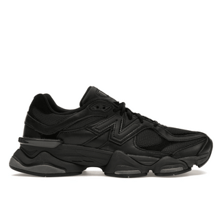 New Balance 9060 Triple Black Leather - Sneakerzone
