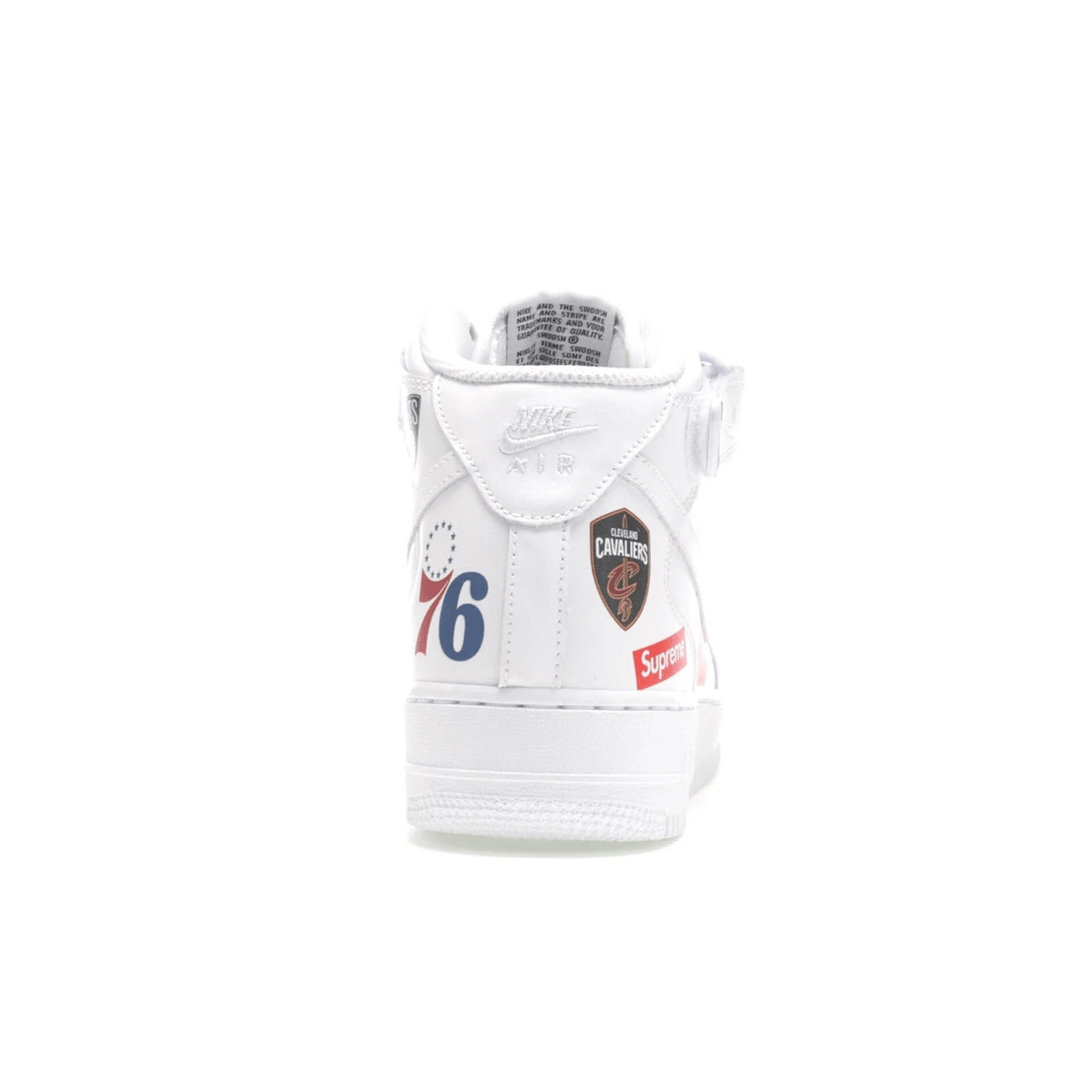 Nike Air Force 1 Mid Supreme NBA White - Sneakerzone