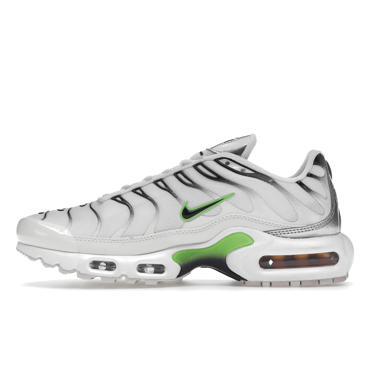 Nike Air Max Plus White Neon Metallic Silver - Sneakerzone