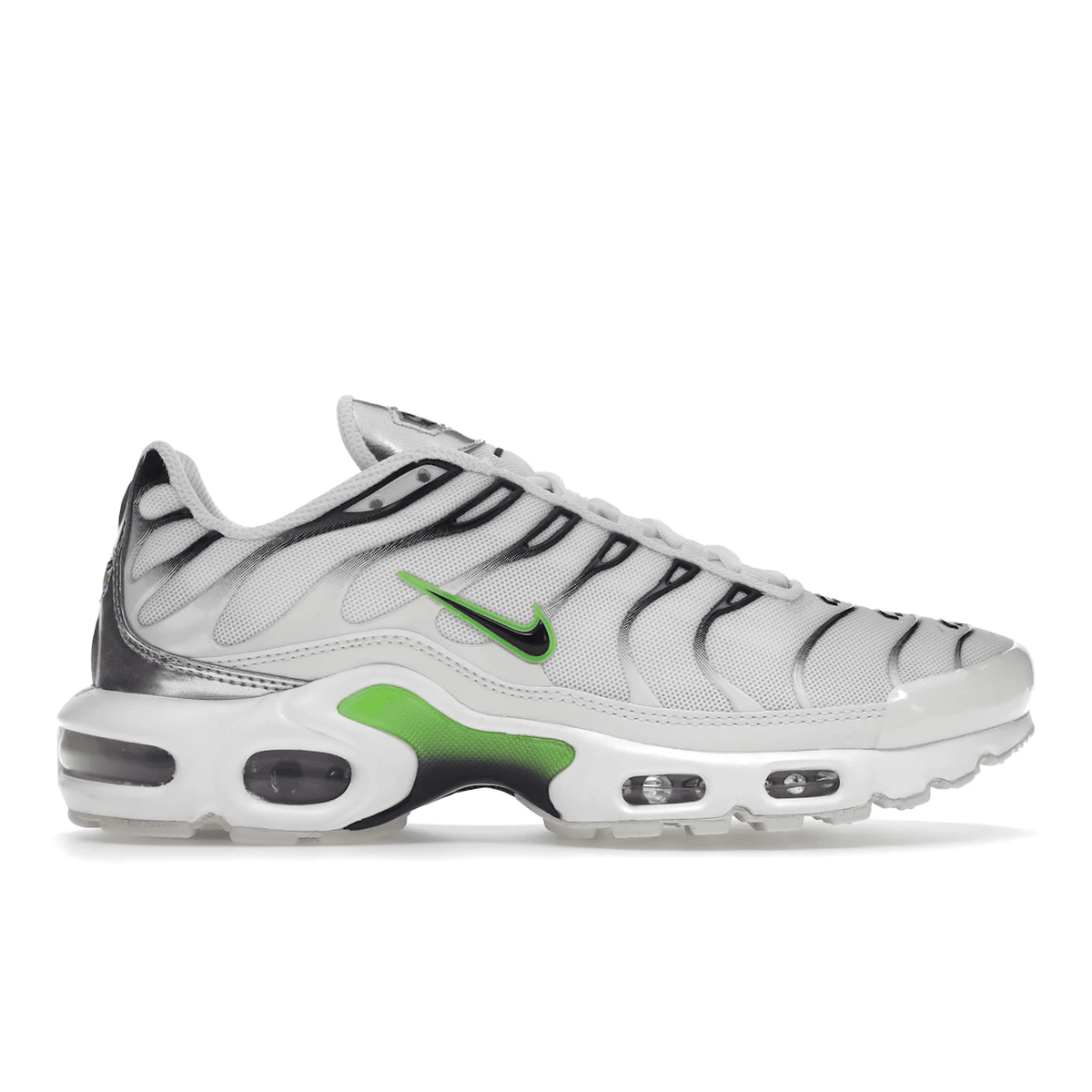 Nike Air Max Plus White Neon Metallic Silver - Sneakerzone