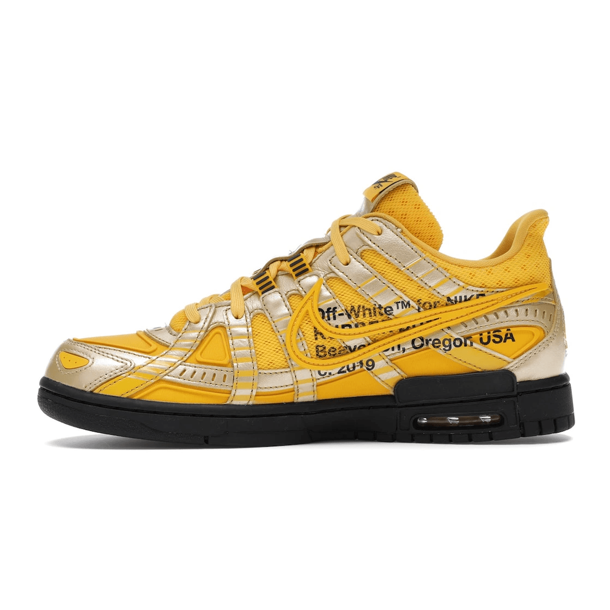 Nike Air Rubber Dunk Off-White University Gold - Sneakerzone