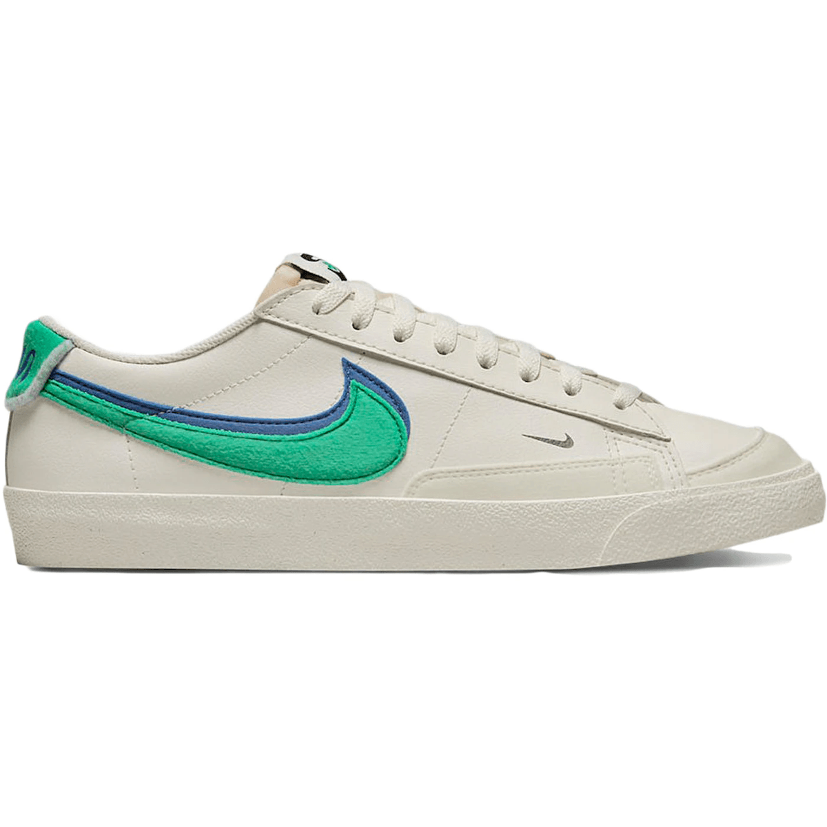 Nike Blazer Low 72 Double Swoosh Sail Green Blue - Sneakerzone