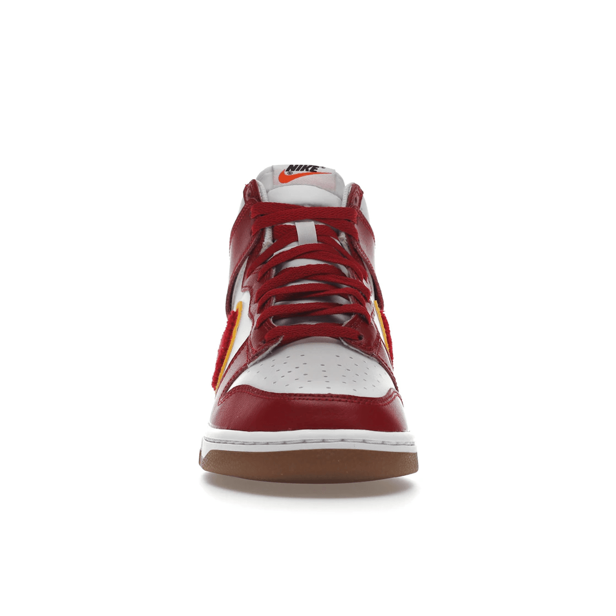 Nike Dunk High Chenille Swoosh White Gym Red - Sneakerzone