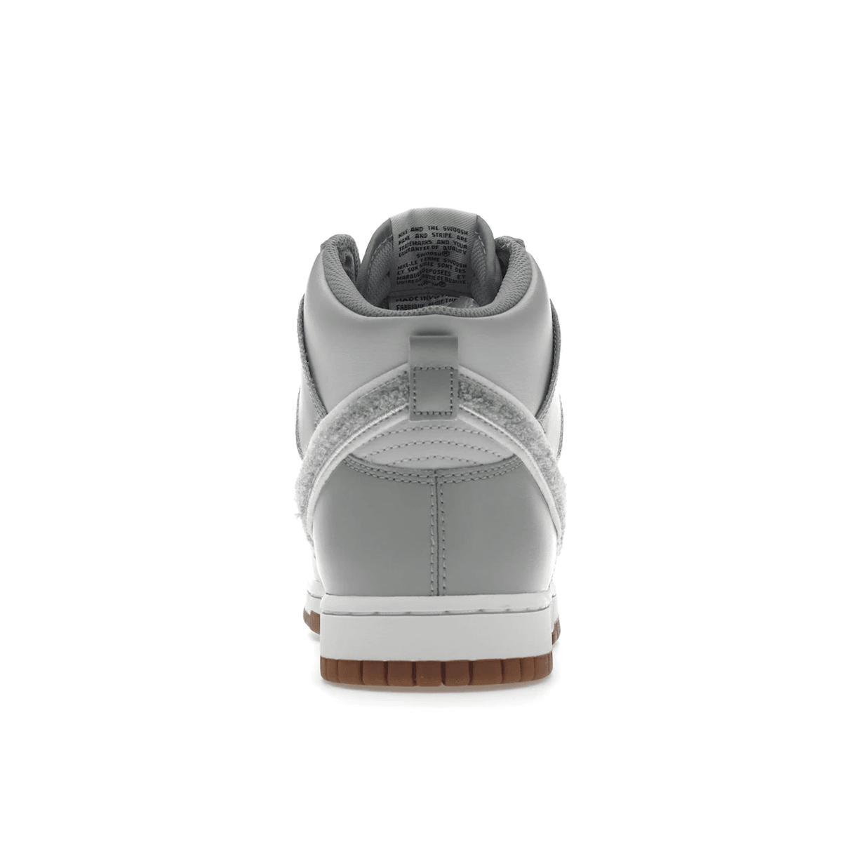 Nike Dunk High University Chenille Swoosh Light Smoke Grey - Sneakerzone